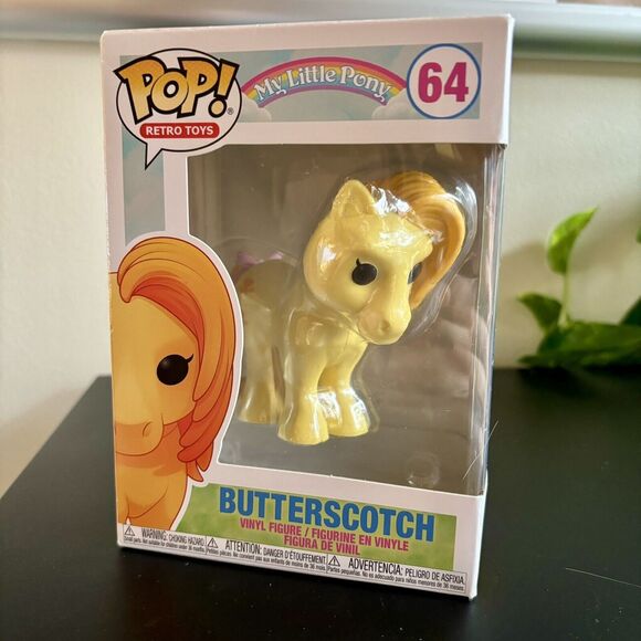 FUNKO POP VINYL MY LITTLE PONY #64 BUTTERSCOTCH RETRO TOYS SERIES MLP NEW - Picture 1 of 3